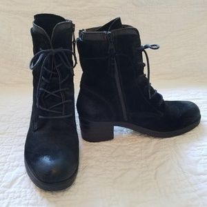 Miz Mooz Black Suede boots 38/8m